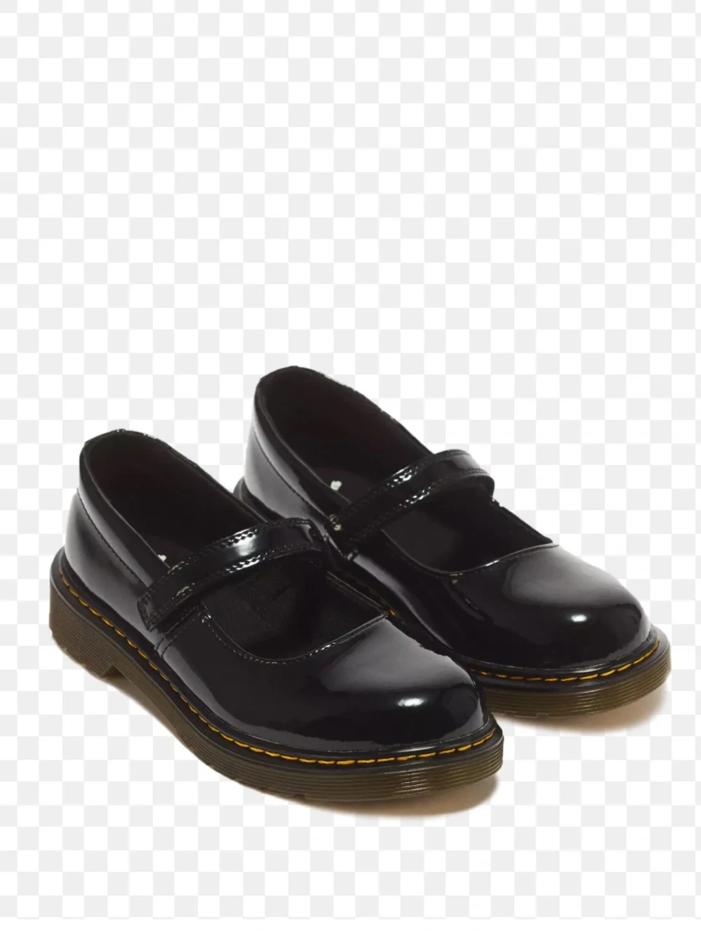 Dr. Martens Maccy Black Patent Mary Jane Kids Shoes Size 11